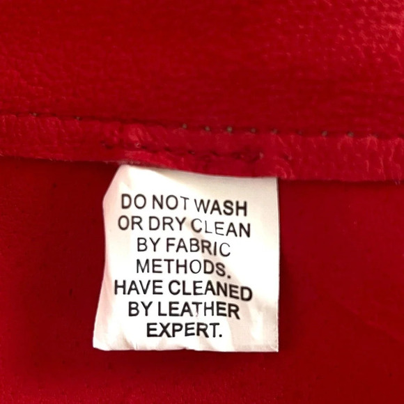 Vintage Di Vita Women’s Red Soft Suede Jacket Y2k Size 4 - Picture 9 of 11